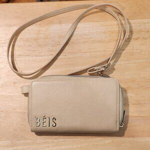 Beis Travel Wallet with shoulder and wrist straps